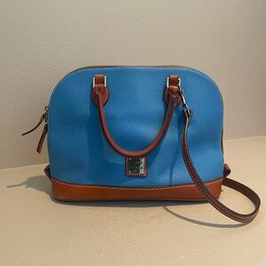 Dooney & Bourke Pebble Grain Zip Zip Satchel with shoulder strap